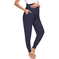 Love2Mi Pantalones de ocio para mujeres embarazadas- mallas premamás- pantalones cómodos elásticos para correr.
